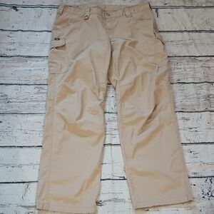 CQR Women's Tan Cargo Tactical Pants 16 L